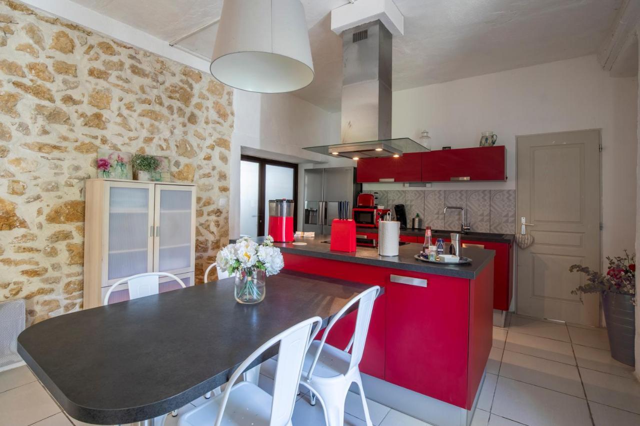 Portail Du Ventoux Central Luxe Jardin Linge Fourni Malaucène Exteriör bild